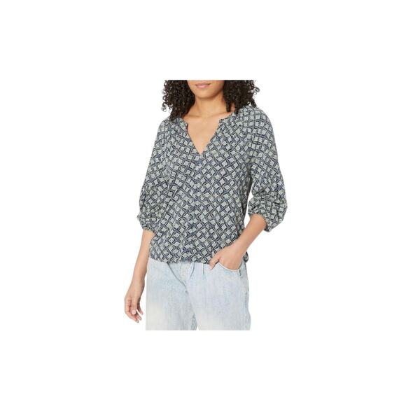 Lucky Brand Women's Long Sleeve Printed Sandwash Top Size Small - Picture 1 of 7
